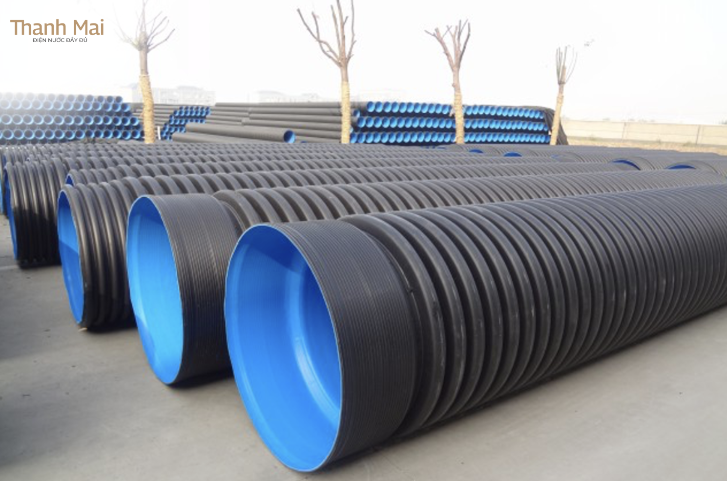 Cấu tạo và quy trình sản xuất ống HDPE gân sóng Tiền Phong