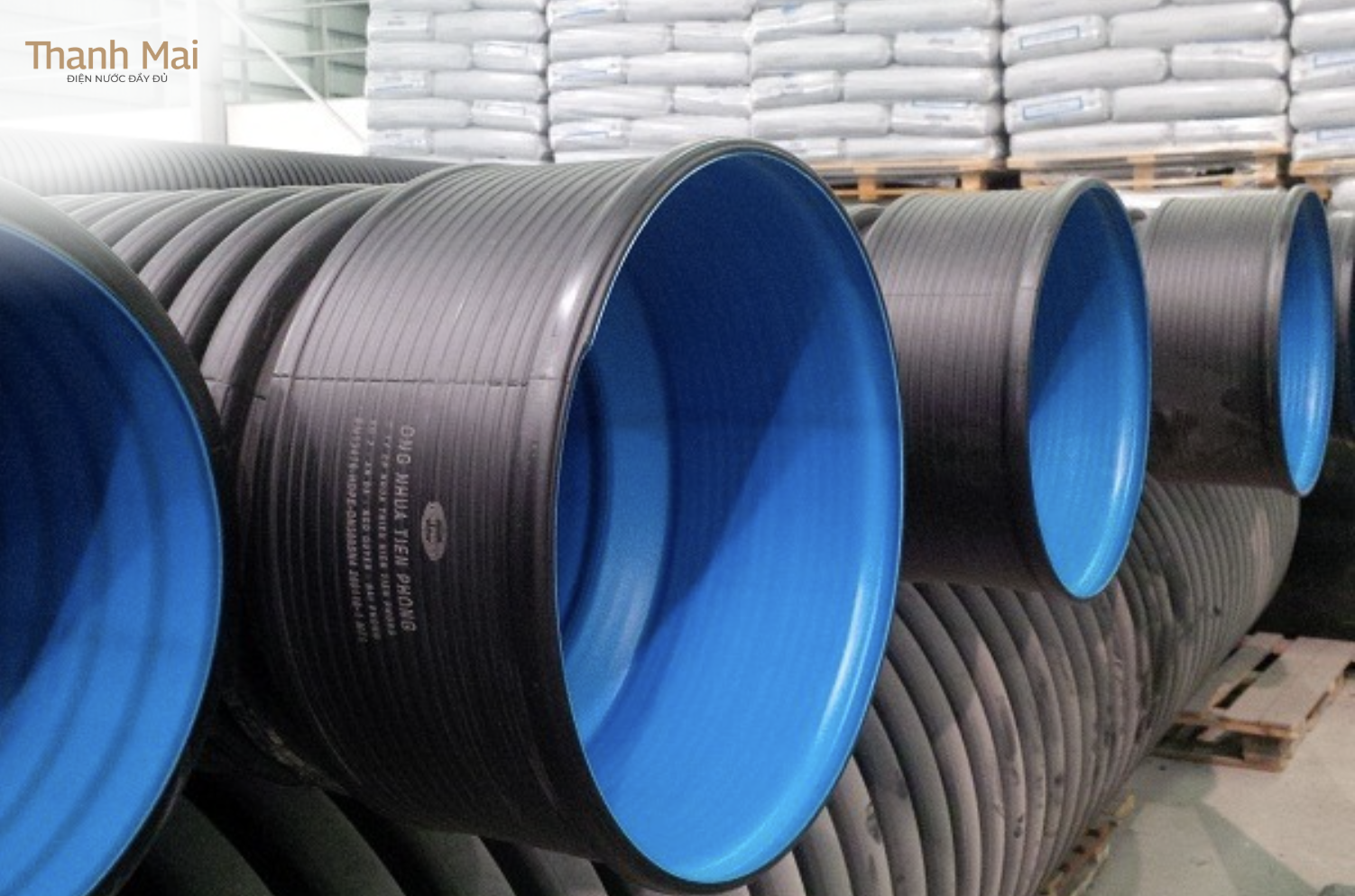 Giảm lụt đô thị bền vững với ống HDPE gân sóng Tiền Phong