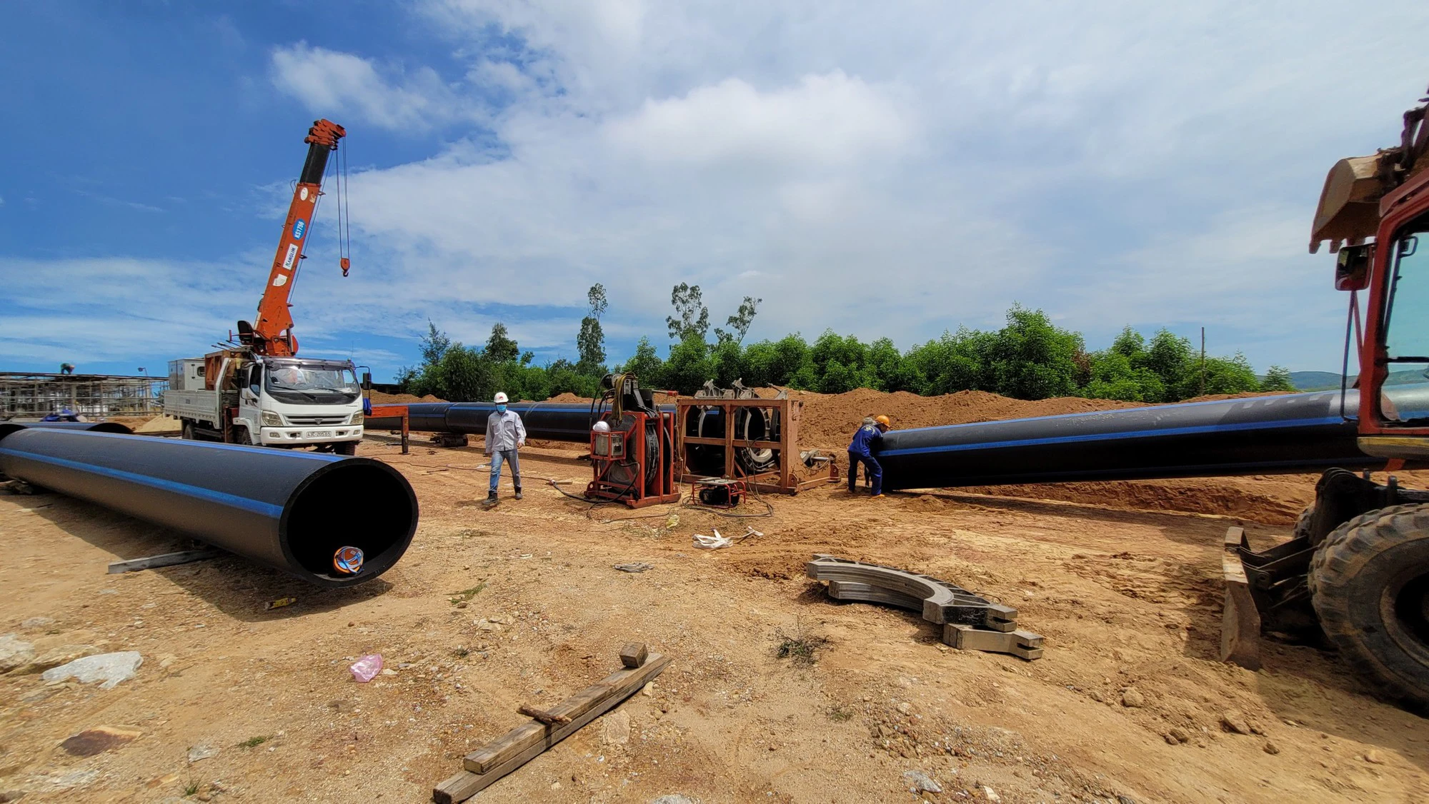 Thi công ống nhựa HDPE