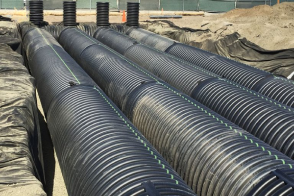 Ống HDPE gân sóng Tiền Phong trong công trình