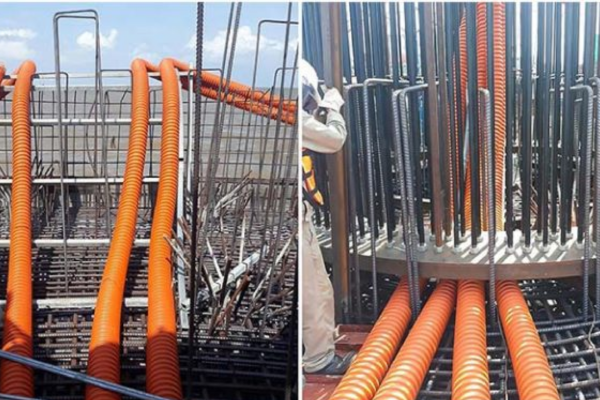 Ống nhựa xoắn HDPE Tiền Phong trong công trình