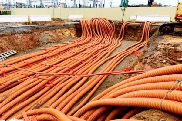 Ống xoắn HDPE Tiền Phong trong thi công