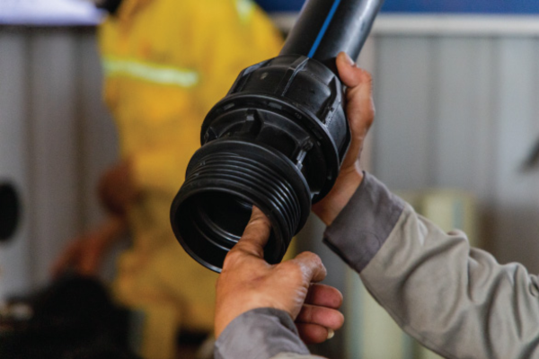 Quy trình lắp đặt nối thẳng HDPE Tiền Phong đúng kỹ thuật