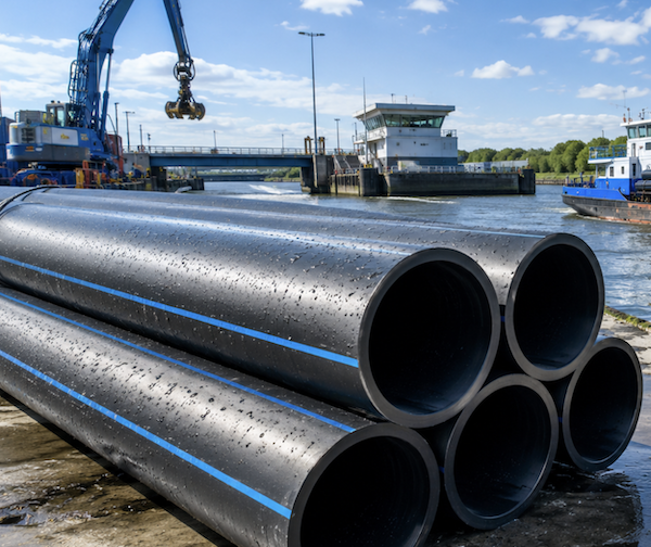 Ống HDPE trong giao thông đường thủy