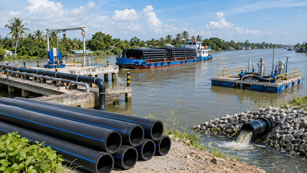 Vì sao HDPE được cân nhắc trong môi trường đường thủy?
