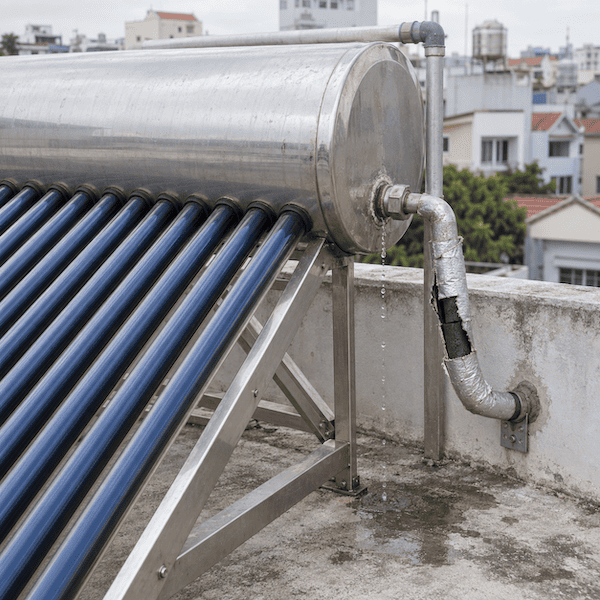 Lỗi thường gặp máy nước nóng năng lượng mặt trời